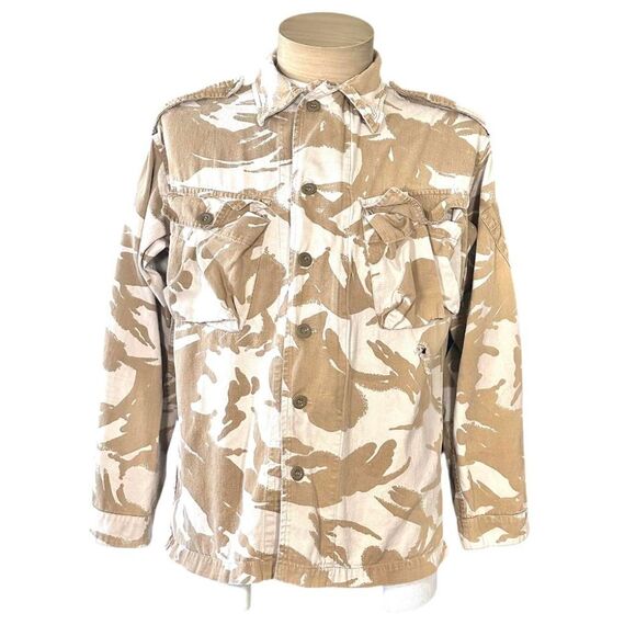 Vintage 90’s British Army Lightweight Tropical Desert Camo Jacket - Picture 1 of 8